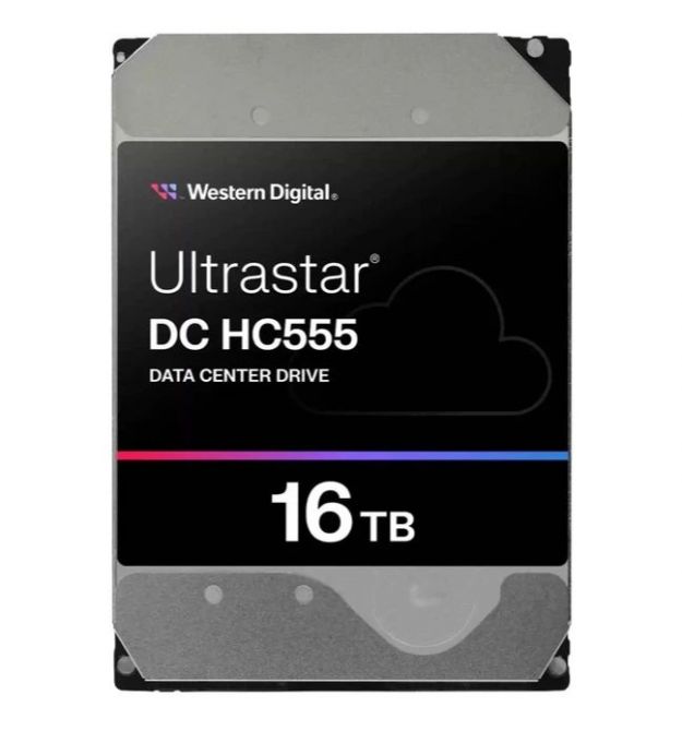 Жесткий диск внутренний Western Digital Ultrastar HC555 16TB 7200rpm 512MB