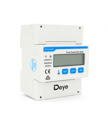 Трифазний електронний лічильник DEYE DTSU666-3-220 - 380V-5-100A на DIN-рейку, 220V, 100А - 50мА, LCD, з трансформатором струму