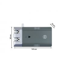 Умный дверной замок невидимка SEVEN LOCK SL-7709 с Wi-Fi модулем