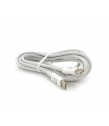 Кабель Type-C to Type-C (male to male) XO-NB-Q190В, Підтримка SIC, QC3.0, PD до 60Вт, 480Mbps, довжина 2.0м, обплетення, White,