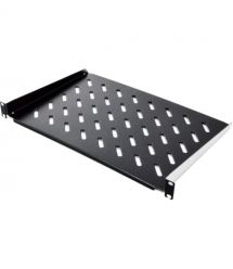 Полка консольная черная 19" 1U 350мм