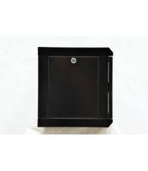 Шкаф 6U, 600х500х373 мм (Ш*Г*В), эконом, акриловое стекло, черный