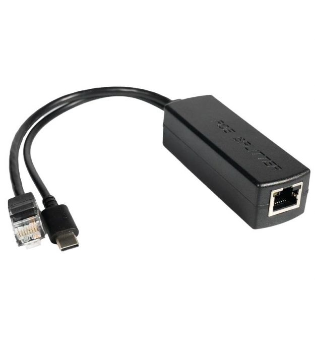 Poe сплиттер AOT-0524 48V-5V RJ45 Type-C 5V 2.4А
