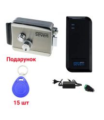 Комплект контроля доступа с электромеханическим замком из нержавеющей стали SEVEN KA-7809SS