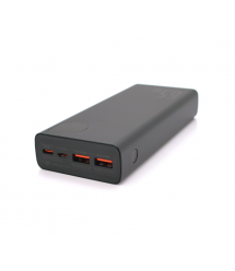 PowerBank Baseus Adaman Metal Digital Display QC 20000mAh 65W, Micro USB + Type-C, Black, Box