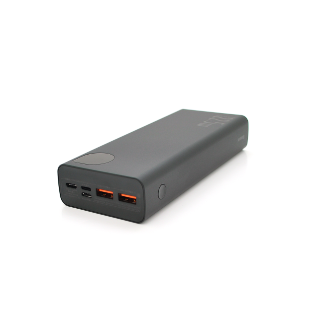 PowerBank Baseus Adaman Metal Quick Charge PW 20000mAh 22,5W, 2* Micro USB + Type-C, Black, Box
