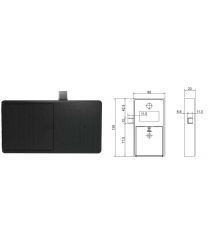 Мебельный RFID замок SEVEN LOCK R-17