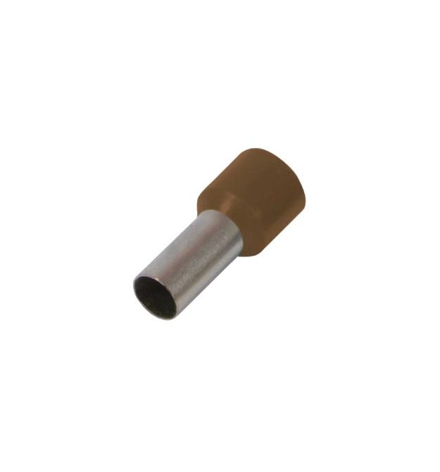 Изолированный наконечник втулковый коричневый Enext e.terminal.stand.e10 - 12.brown 10,0 кв.мм
