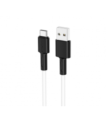 Кабель Borofone BX31, USB-Type-C, 2.4A, довжина 1м, White, BOX