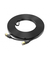 Патч-корд литий HOCO US07, FTP, RJ45, Cat.6, 20,0 m, чорний