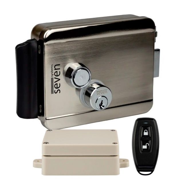 Умный электромеханический замок для калитки и дверей SEVEN LOCK EL-7729