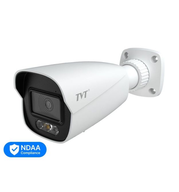 IP-відеокамера 6Mp TVT TD-9462E4B-A(D-AZ-PE-AW3) White f-2.7-13.5mm, ІЧ+LED-підсвічування, з 2 мікрофонами
