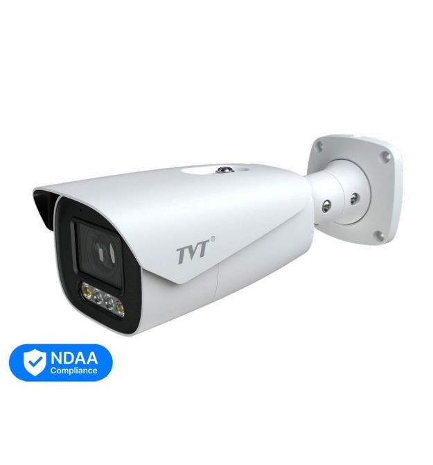 IP-відеокамера 6Mp TVT TD-9463E4B-A(D-AZ-PE-AW5) White f-2.7-13.5mm, ІЧ+LED-підсвічування, з 2 мікрофонами