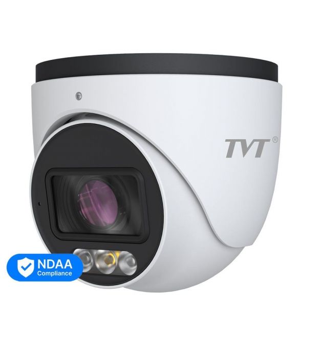 IP-відеокамера 6Mp TVT TD-9565E4B-A(D-AZ-PE-AW3) White f-2.7-13.5mm, ІЧ+LED-підсвічування, з 2 мікрофонами