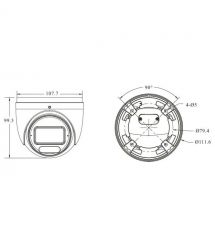 IP-відеокамера 6Mp TVT TD-9565E4B-A(D-AZ-PE-AW3) White f-2.7-13.5mm, ІЧ+LED-підсвічування, з 2 мікрофонами