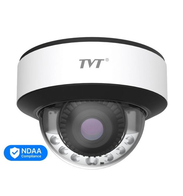 IP-відеокамера 6Mp TVT TD-9563E4B-A(D-AZ-PE-AW3) White f-2.7-13.5mm, ІЧ+LED-підсвічування, з мікрофоном