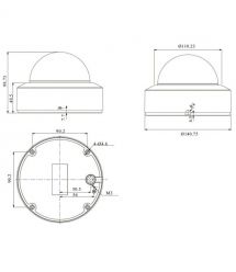 IP-відеокамера 6Mp TVT TD-9563E4B-A(D-AZ-PE-AW3) White f-2.7-13.5mm, ІЧ+LED-підсвічування, з мікрофоном