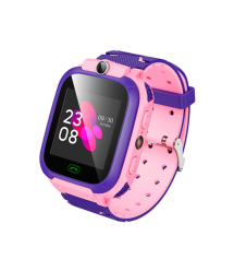 Дитячий смарт годинник Hoco Y105, GPS, Wi-Fi, LCD дисплей, дзвінки, голосові повідомлення, акум 400mAh, Pink, Box