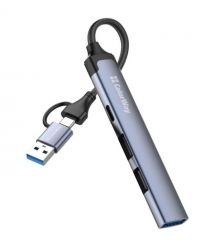 USB хаб (док-станция) СolorWay CW-HUB06 USB2.0х2/USB3.0/USB-C2.0