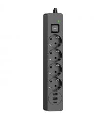Сетевой фильтр СolorWay CW-CHE432PDB 4 розетки/3USB