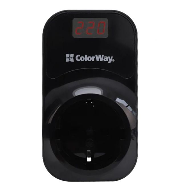 Реле напряжения ColorWay CW-VR16-04D 16A/3680W