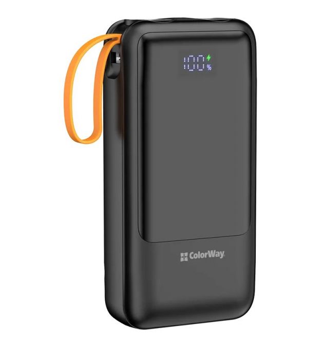 Повербанк ColorWay CW-PB200LP07BK 20 000 mAh PD22.5W