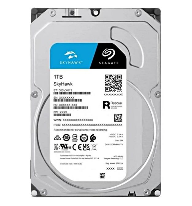 Жесткий диск внутренний Seagate SkyHawk ST1000VX013 1Тб