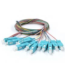 Набір кольорових пігтейлів SC-UPC 1.5 м, MM (OM3), Easy strip, для 12 волокон