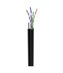 Кабель Ritar КНПт UTP (4*2*0.5) 4p 24 AWG (CCA) ПВХ+ПЭ трос 1мм