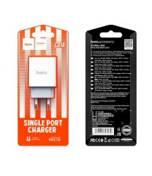 СЗУ 110-240V HOCO C81A 1xUSB, 2.1A, White, Blister