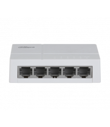 Комутатор Dahua DH-SF1005L 5 портів Ethernet 10 - 100 Мбіт - сек, Q30, 86.4&amptimes52&amptimes23 мм