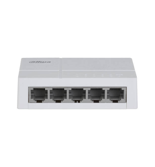 Комутатор Dahua DH-SF1005L 5 портів Ethernet 10 - 100 Мбіт - сек, Q30, 86.4&amptimes52&amptimes23 мм