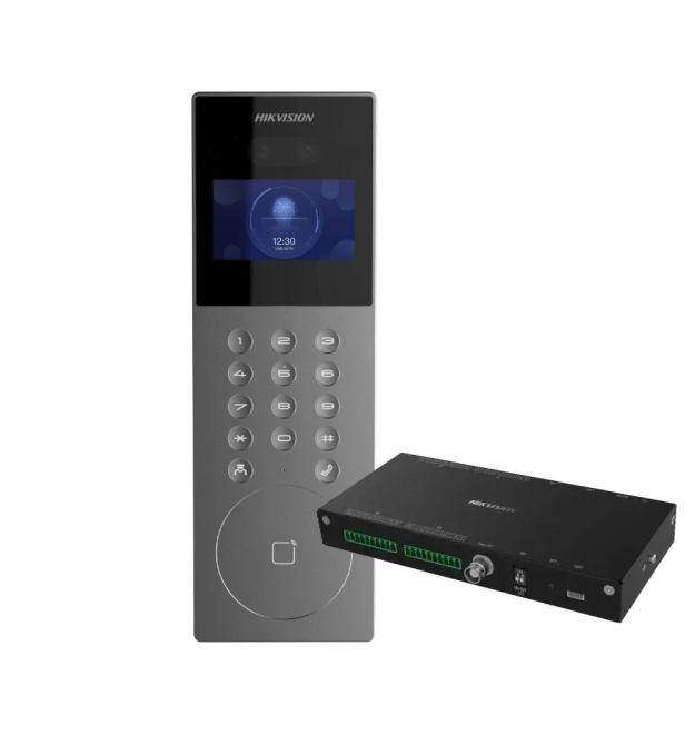 Набор гибридной домофонии Hikvision DS-KD9203-E6 + DS-KAD40