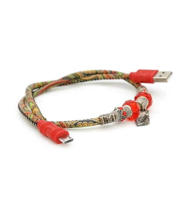 Кабель iKAKU POTALA series for micro, Red, довжина 0.5м, 2.4A, BOX