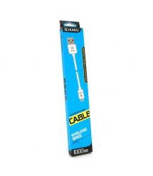 Кабель iKAKU XUANFENG charging data cable for Type-C, White, довжина 1м, 2,1А, BOX