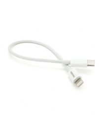 Кабель iKAKU KSC-653 FEIYUE PD100W fast charging short cable (Type-C to Lightning), White, довжина 0.25м, BOX