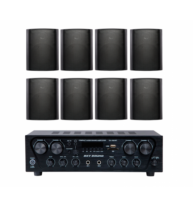 Акустический комплект SKY SOUND SKW-4808NS BLACK