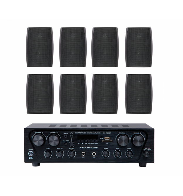 Акустический комплект SKY SOUND SKW-4808LS BLACK