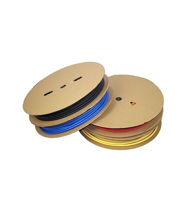 Термоусадочная трубка 60,0 мм, рабочая температура: от -50 ° C до + 125 ° C, черная, 25м, рулон