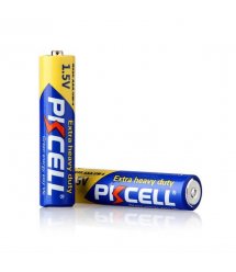 Батарейка солевая PKCELL 1.5V AAA / R03, 2 штуки в блистере. Q12
