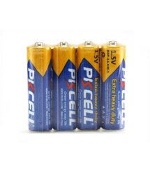 Батарейка солевая PKCELL 1.5V AA / R6, 4 штуки shrink цена за shrink, Q15
