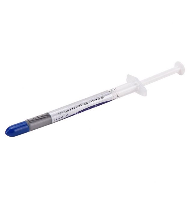 Паста термопроводная HY-510 3g, шприц, Grey, 1,93W / m-K, 0.225°C-in² / W, -30°≈300°, OEM Q20