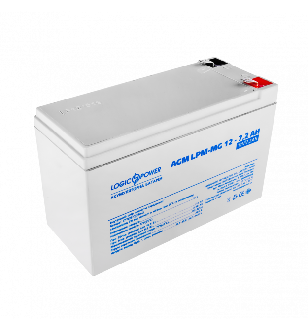 Аккумулятор мультигелевый AGM LogicPower LPM-MG 12 - 7,2 AH