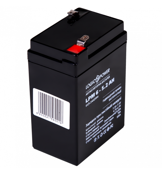 Аккумулятор AGM LogicPower LPM 6-5,2 AH