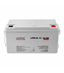 Акумулятор гелевий LogicPower LPM-GL 12 - 65 AH