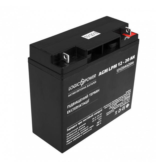 Аккумулятор кислотный AGM LogicPower LPM 12 - 20 AH