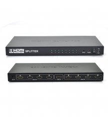 Активний HDMI сплитер 1/8 портов, 1080р, DC5V / 2A