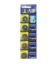 Батарейка литиевая China CR2032, 5 шт