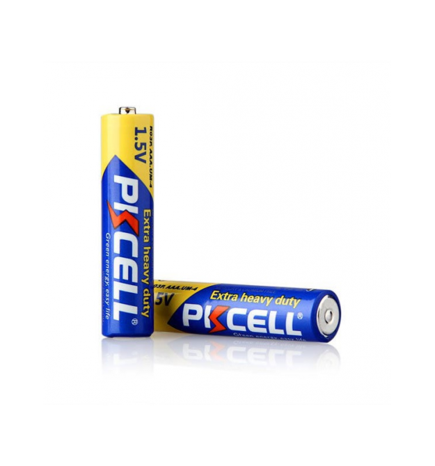Батарейка солевая PKCELL 1.5V AAA / R03, 4 штуки shrink цена за shrink, Q10