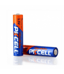 Батарейка щелочная PKCELL 1.5V AAA / LR03, 4 штуки shrink цена за shrink, Q15